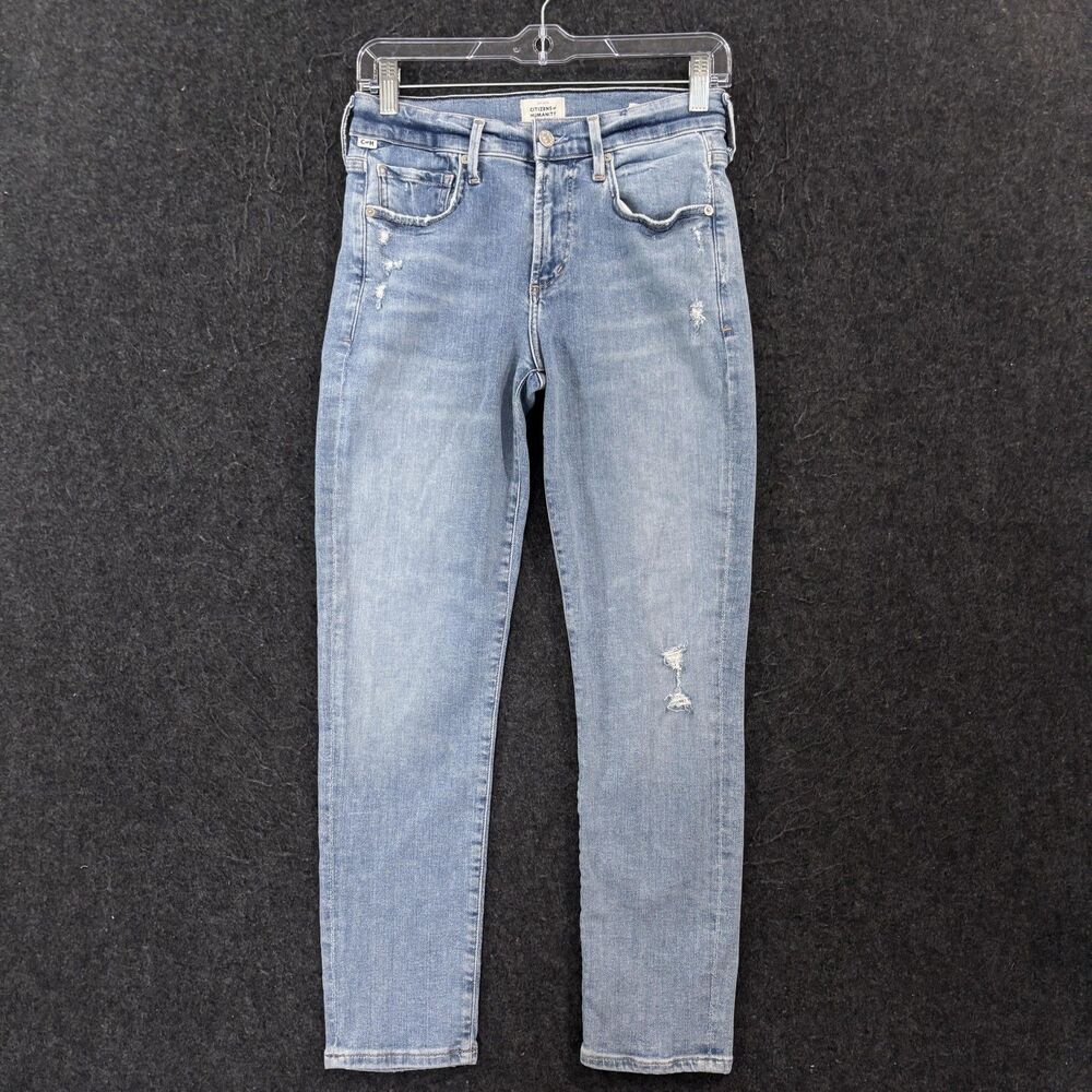 Citizens Of Humanity Ella Jeans Women's 25 Blue Light Wash Skinny Stretch